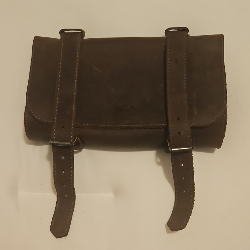 Hide And Drink Leather Bike Bag